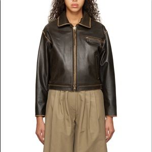 The Open Product Leather Jacket